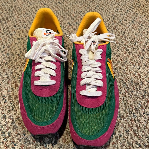 Nike Sacai LD Waffle Pine Green Shoes - Picture 5 of 8